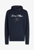 Tommy Hilfiger SCRIPT LOGO HOODY - BRAND LOVE - Hoodie - desert sky
