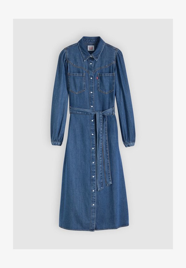 Levi's® JOURNEY MAXI DRESS - Denim dress - celestial blue