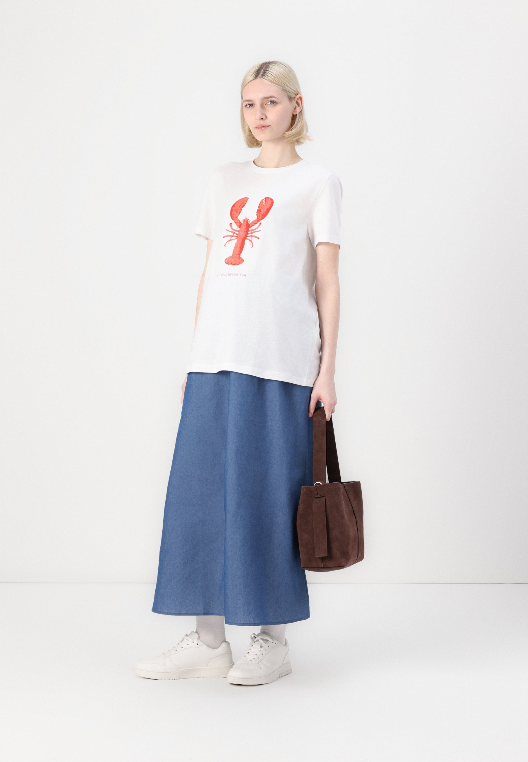 ONLY MATERNITY OLMNOVA BUTTON SKIRT