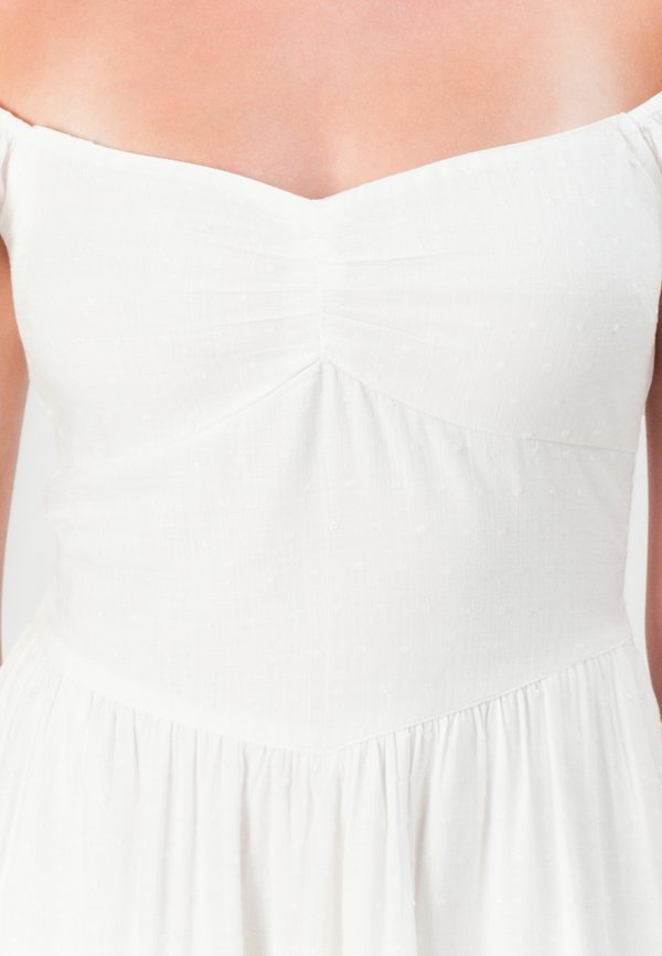 Hollister Co. FLUTTER SLEEVE PINCH BUST MINI SKORT DRESS