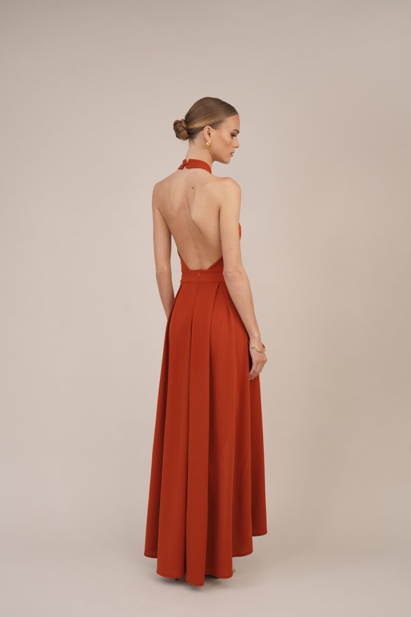 WAL G. YANNY HALTER NECK BODYCON