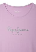 Pepe Jeans PEPE JEANS BASIC T-SHIRT HANA GLITTER N