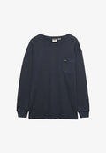 Superdry & Co SUPERDRY LONG SLEEVE POCKET T-SHIRT.. - Long sleeved top - ebony