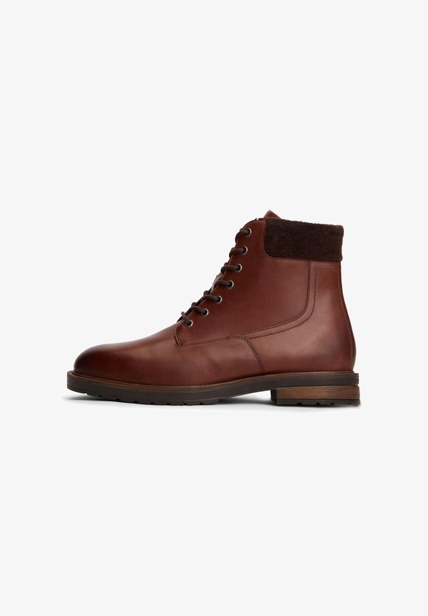 Tommy Hilfiger Lace-up ankle boots - winter cognac