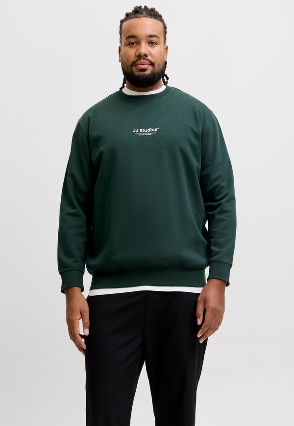 Jack & Jones JJESOHO SWEAT CREW NECK NOOS PLS - Sweatshirt - scarab
