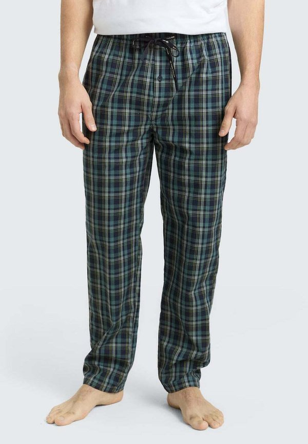 TOM TAILOR Pyjama bottoms - blue medium check