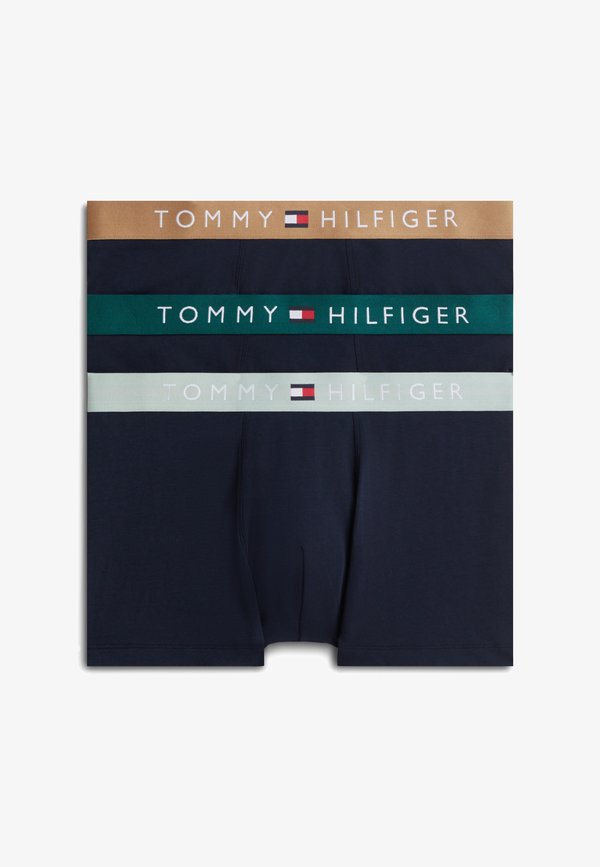 Tommy Hilfiger 3 PACK TRUNK WB - TH ORIGINAL - Trunks - blue/grey/green/camel