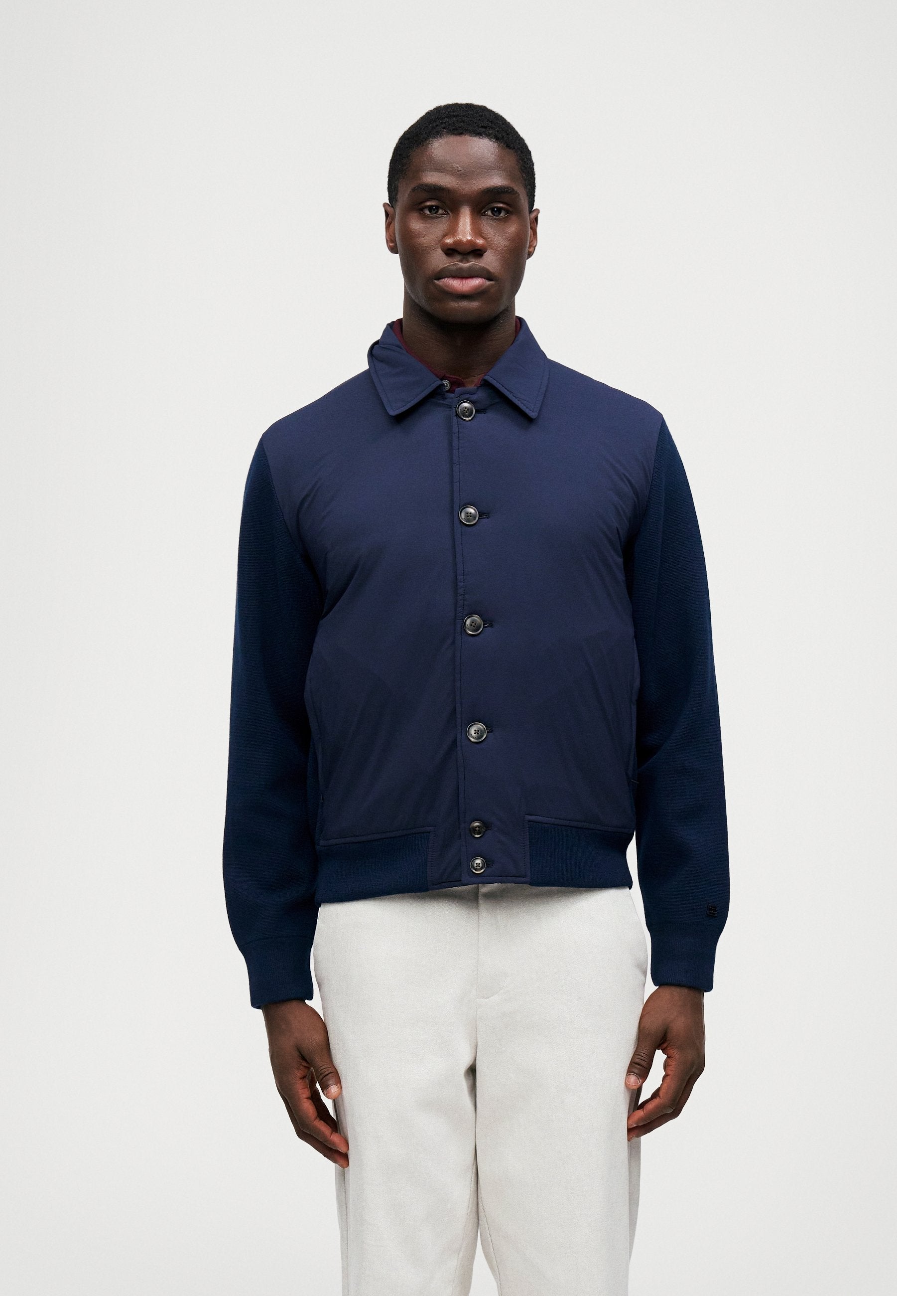 SMART CASUAL MIXED TEXTURE RELAXED JACKET Media 3