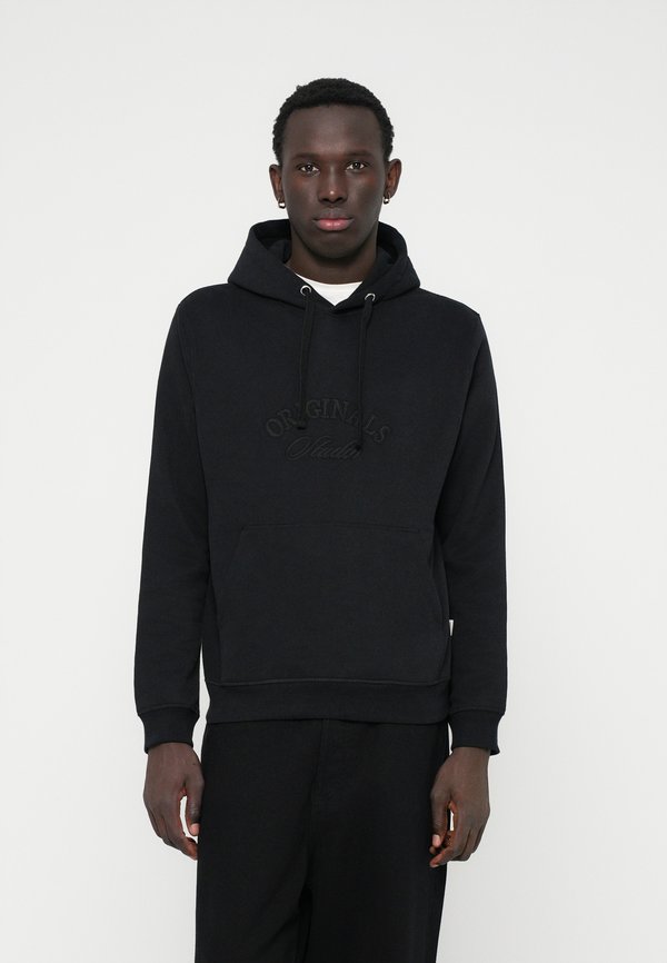 Jack & Jones JORBLEECKER BRANDING HOOD - Hoodie - black