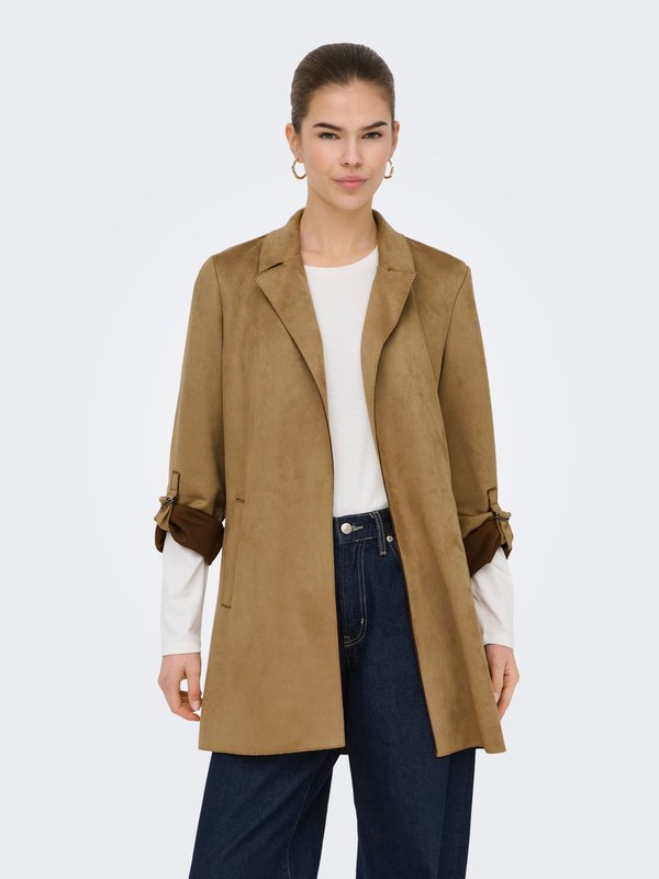 ONLY ONLJOLINE LIFE CC OTW - Short coat - cognac