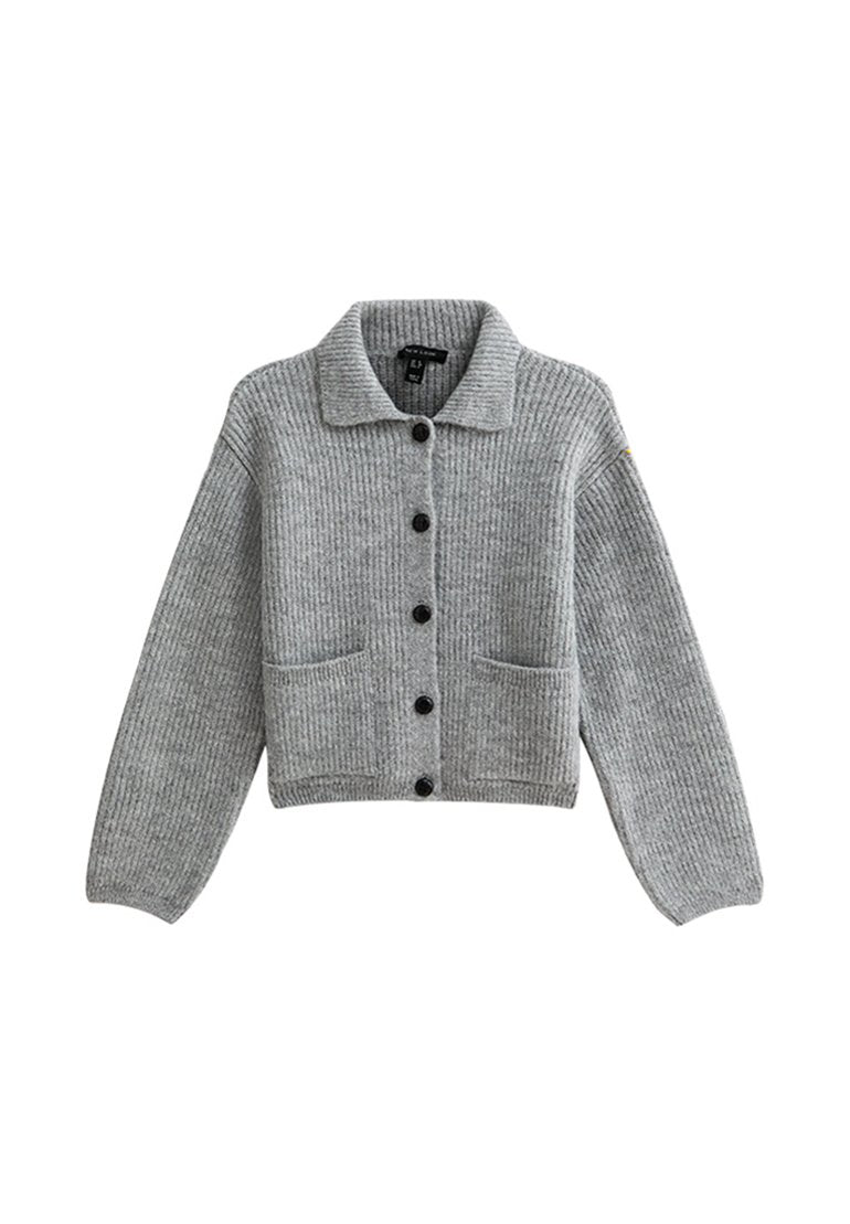 New Look COLLARED BUTTON