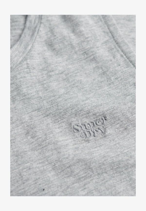 Superdry & Co SCOOP NECK TANK - Top - dim grey marl