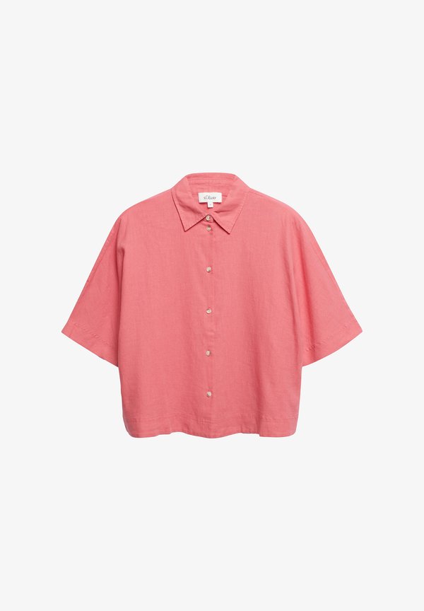 s.Oliver BLUSE - Button-down blouse - koralle