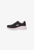Skechers FASHION FIT 2.0  - Skate shoes - nero e rosa