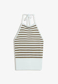 Bershka Top - dark blue