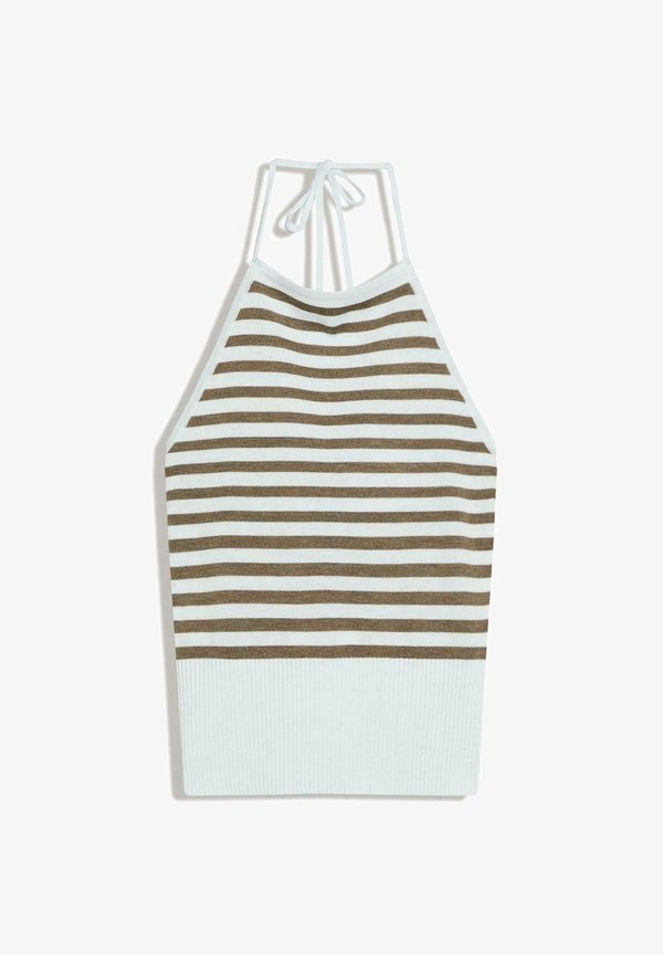 Bershka Top - dark blue