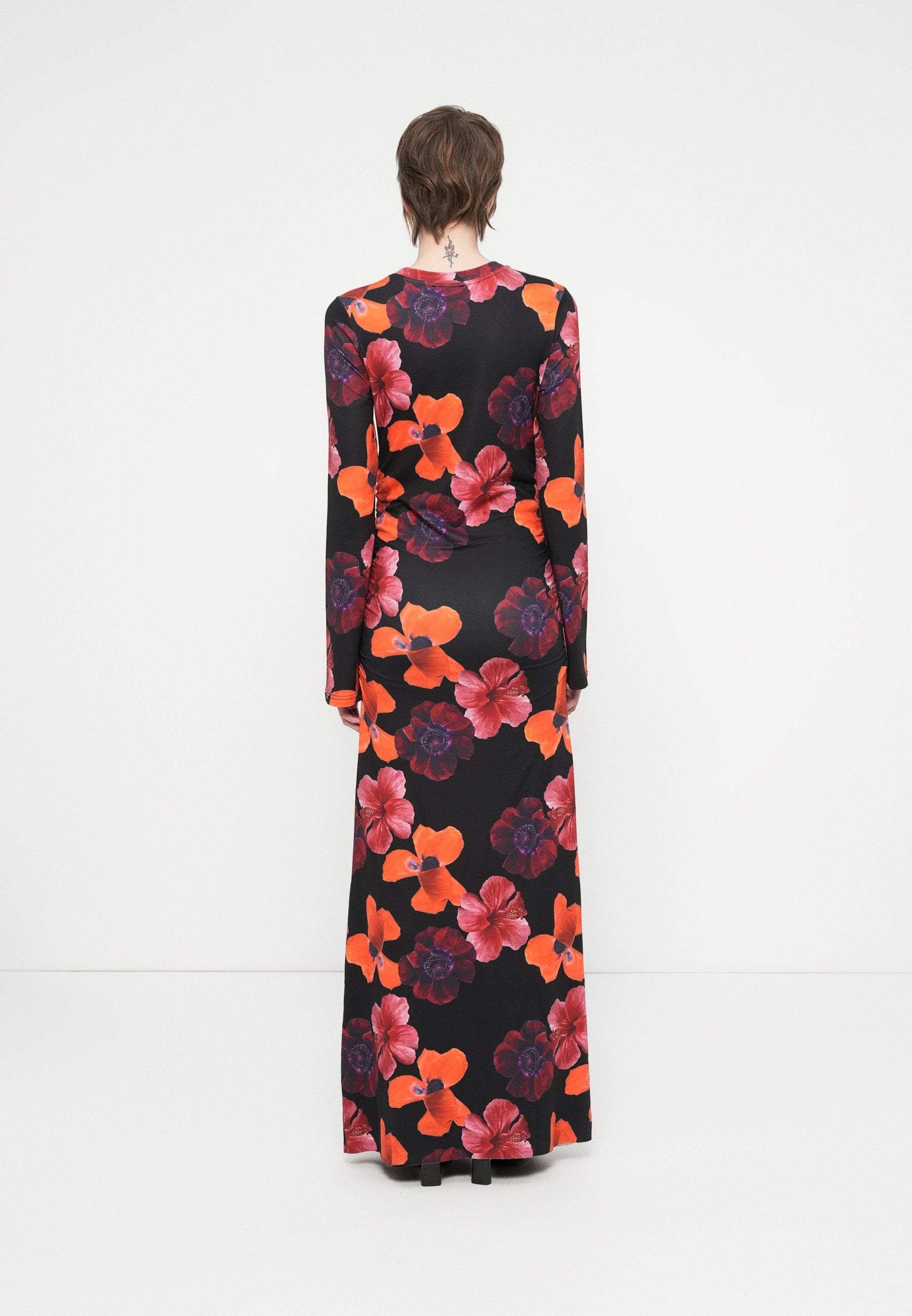 Colourful Rebel MAUDE MULTI FLOWER MAXI DRESS