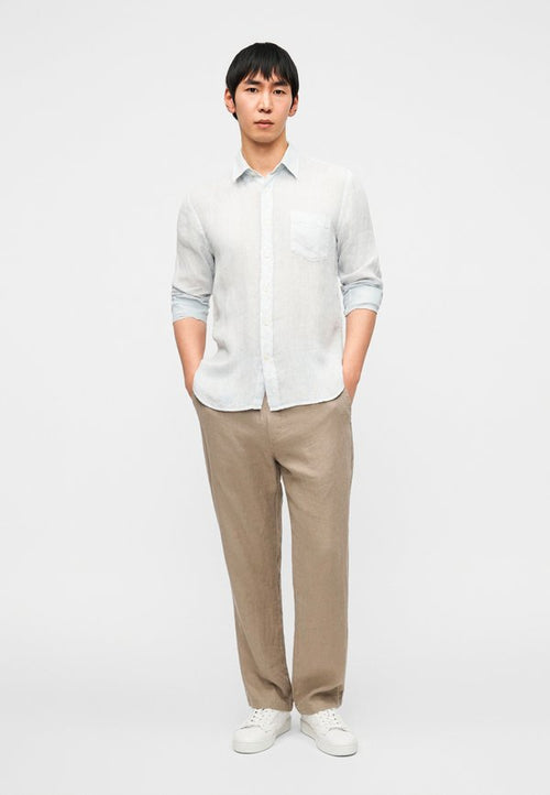 120% Lino LONG SLEEVE REGULAR FIT MEN SHIRT