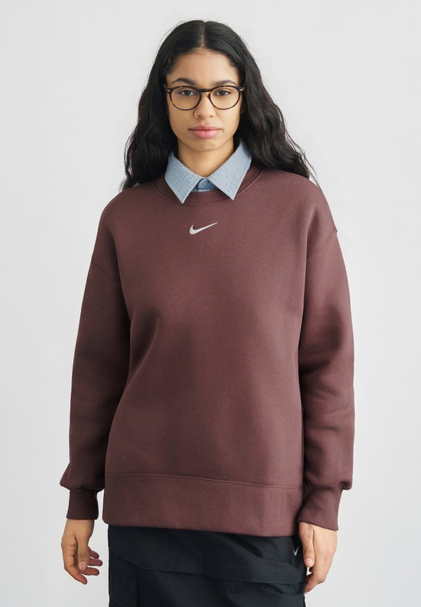 Nike Sportswear LONG CREW - Sweatshirt - tattoo/sail