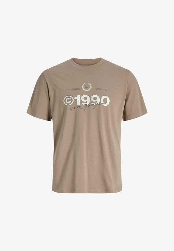 Jack & Jones Printed - Print T-shirt - desert taupe