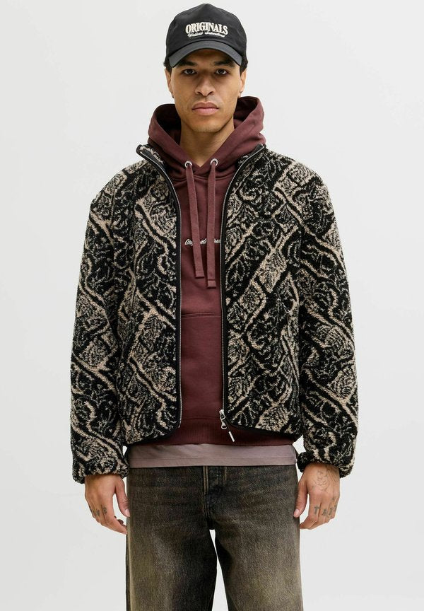 Jack & Jones Teddy Teddy - Fleece jacket - crockery