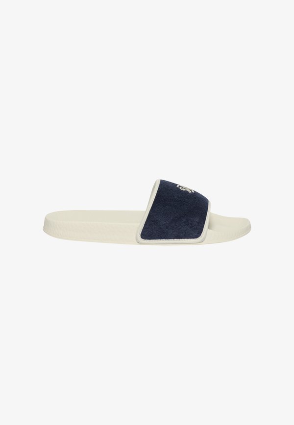 Superdry & Co Pool slides - off white classic navy