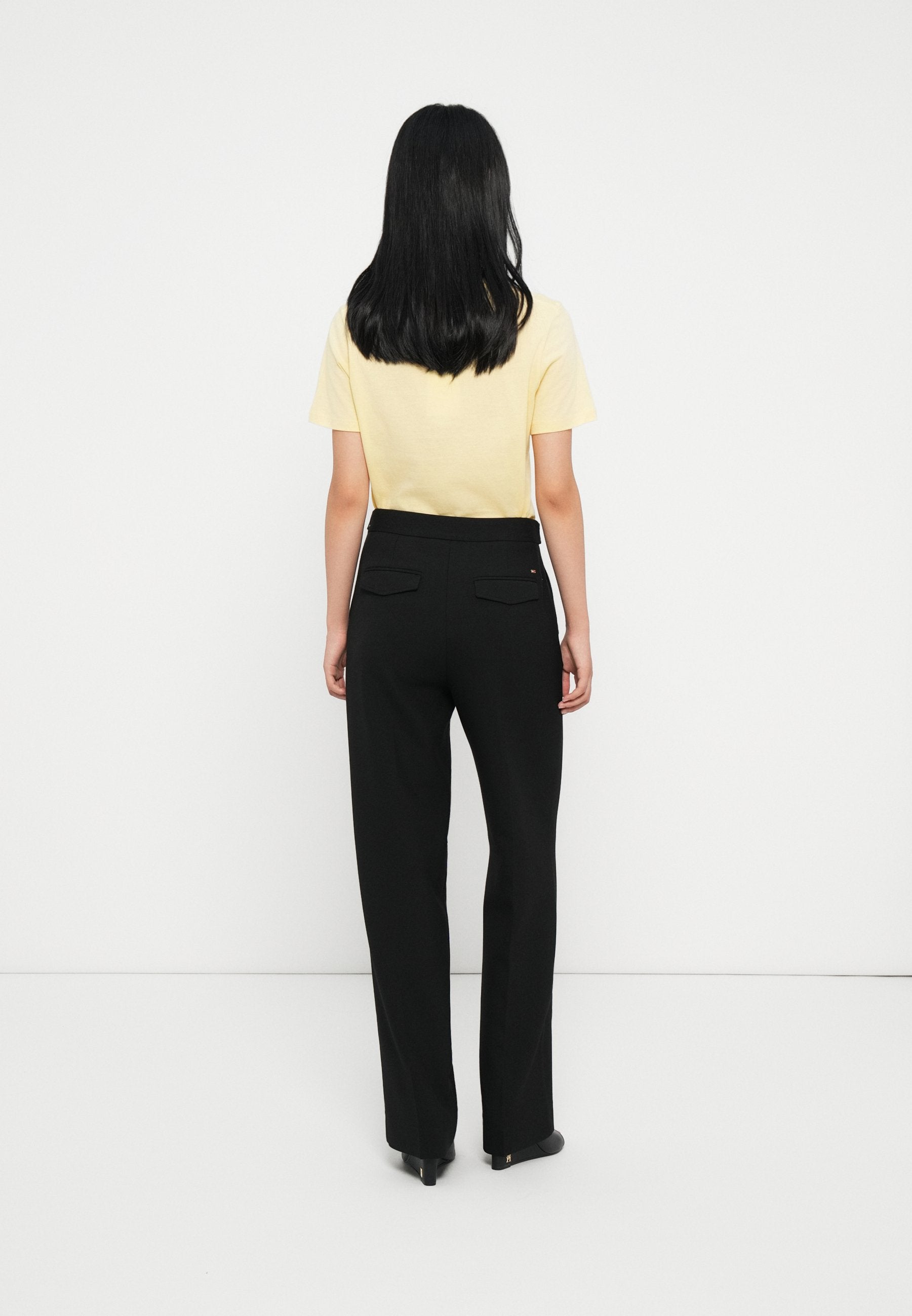 PRESSED CREASE STRAIGHT LEG TROUSERS Media 4