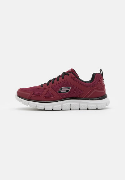 Skechers TRACK - Trainers - burgundy/black