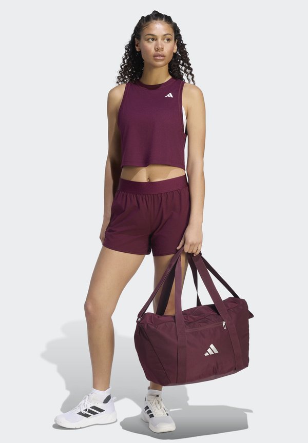 adidas Performance ADIDAS SPORT BAG - Sports bag - maroon silver-coloured met