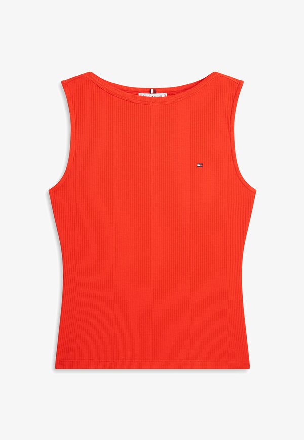 Tommy Hilfiger SLIM BOAT NECK  - Top - fireworks