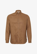 s.Oliver REGULAR FIT MIT KRAGEN - Shirt - sandstein