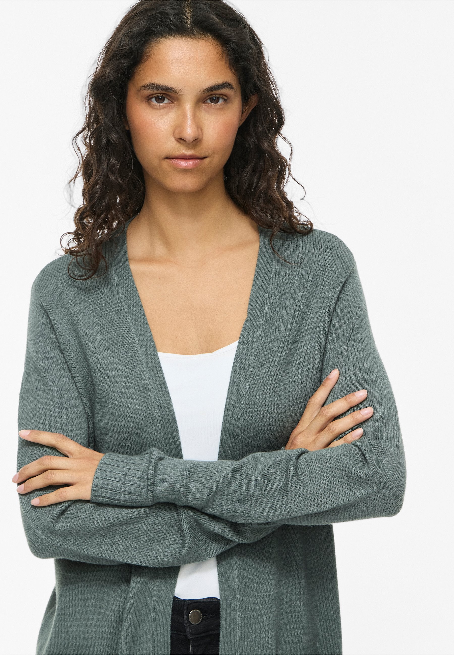 VILA VIRIL OPEN L/S KNIT CARDIGAN - NOOS