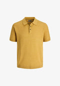 Jack & Jones JPRBLURILEY KNIT POLO SS SN - Polo shirt - sahara sun
