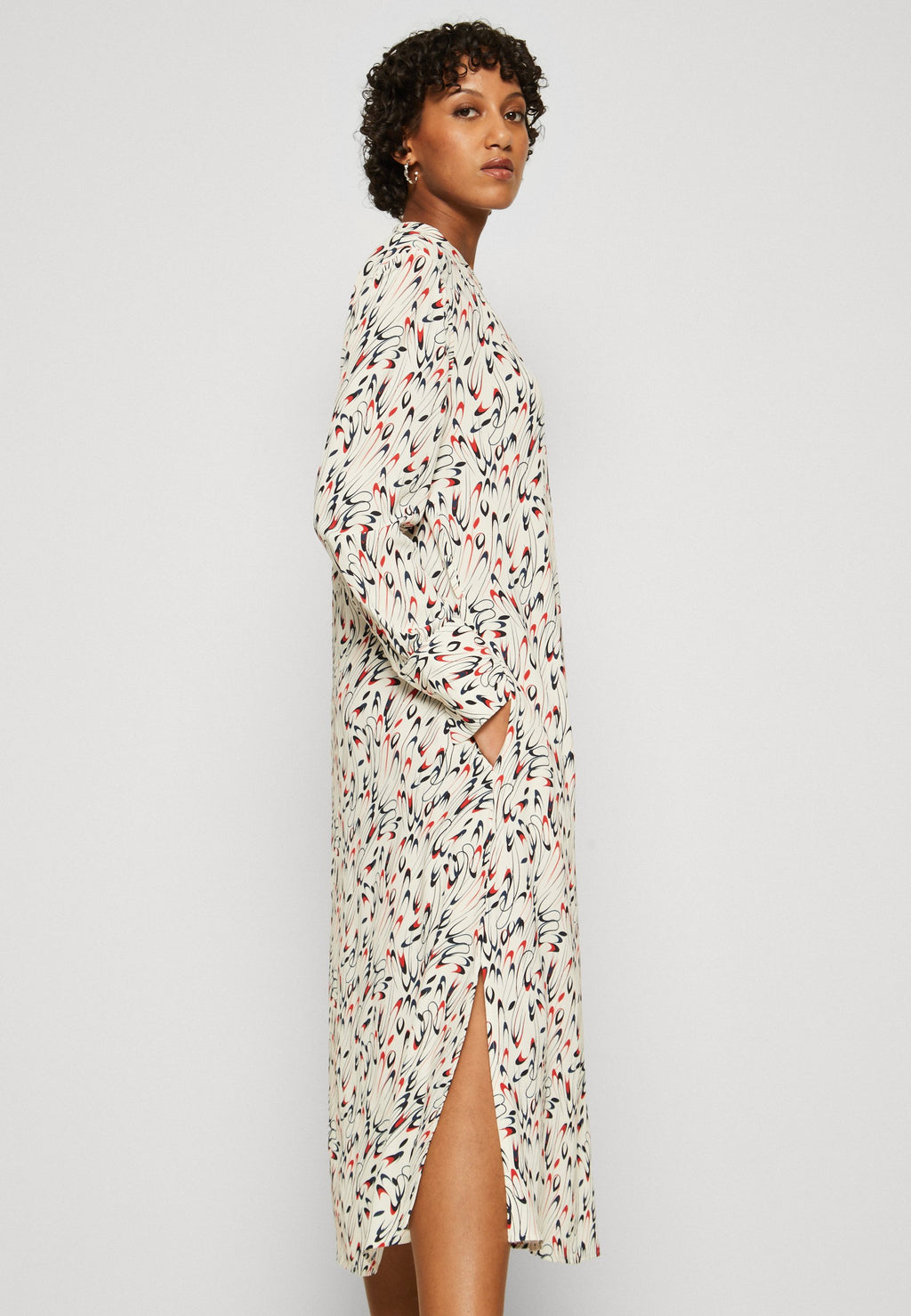 SMALL RIBBON MIDI POLO DRESS Media 5