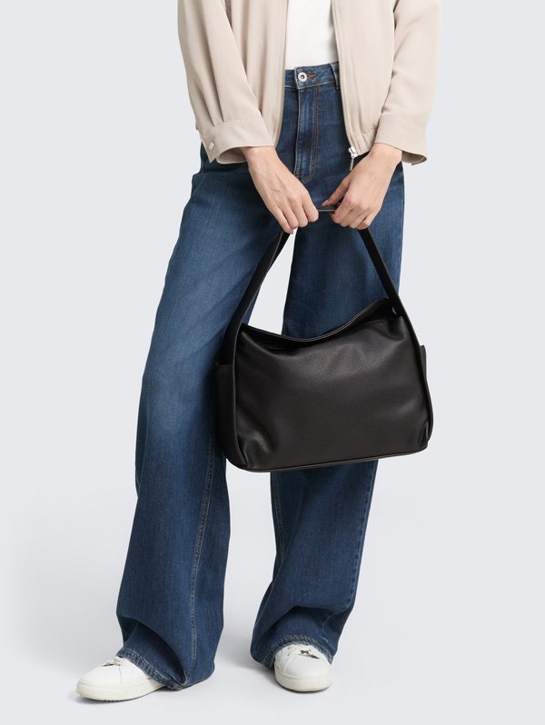 TOM TAILOR ROWAN HOBO BAG L - Handbag - black