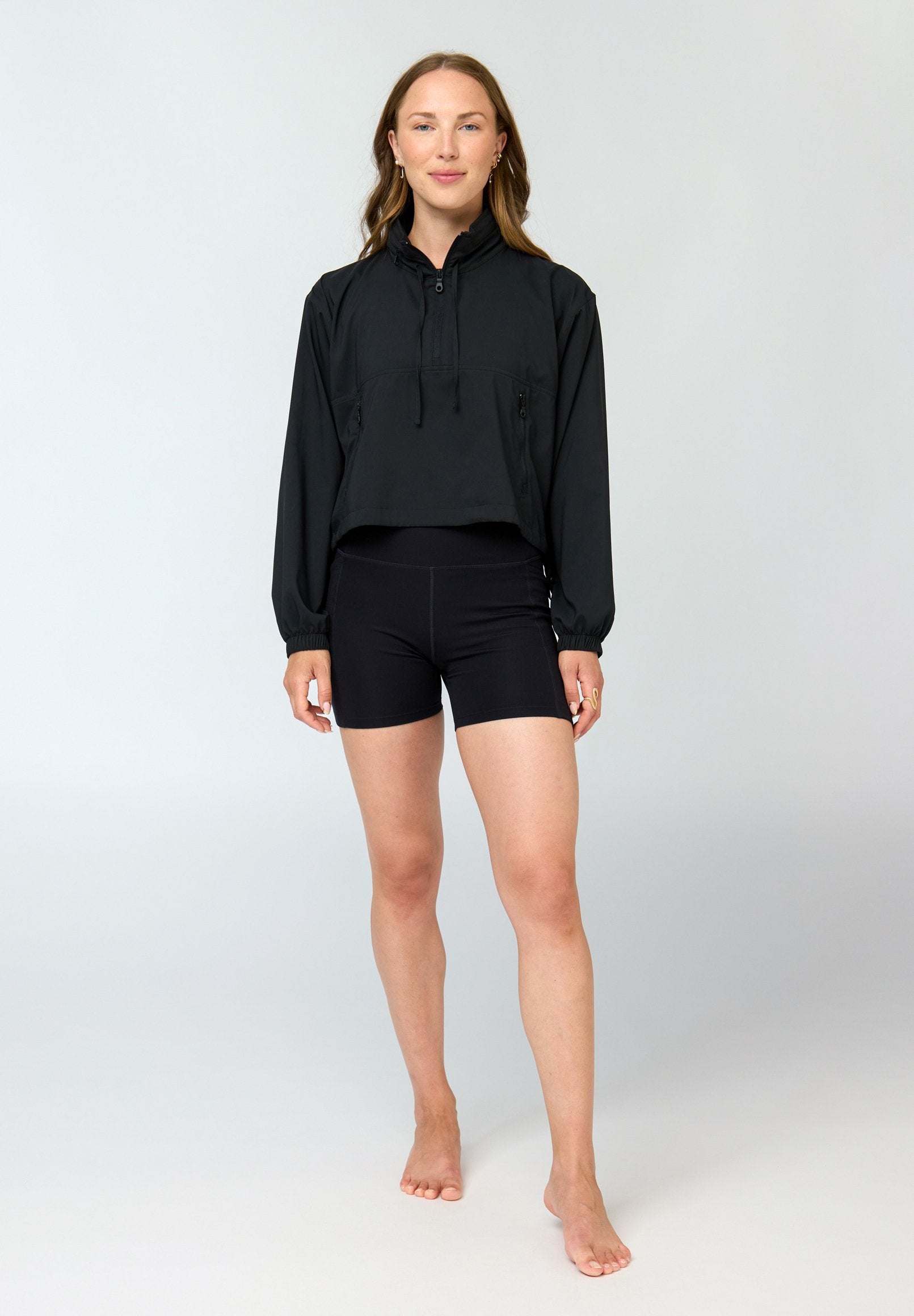 Girlfriend Collective HUMMINGBIRD HALF ZIP