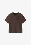 Mango ADULT - Print T-shirt - dark brown