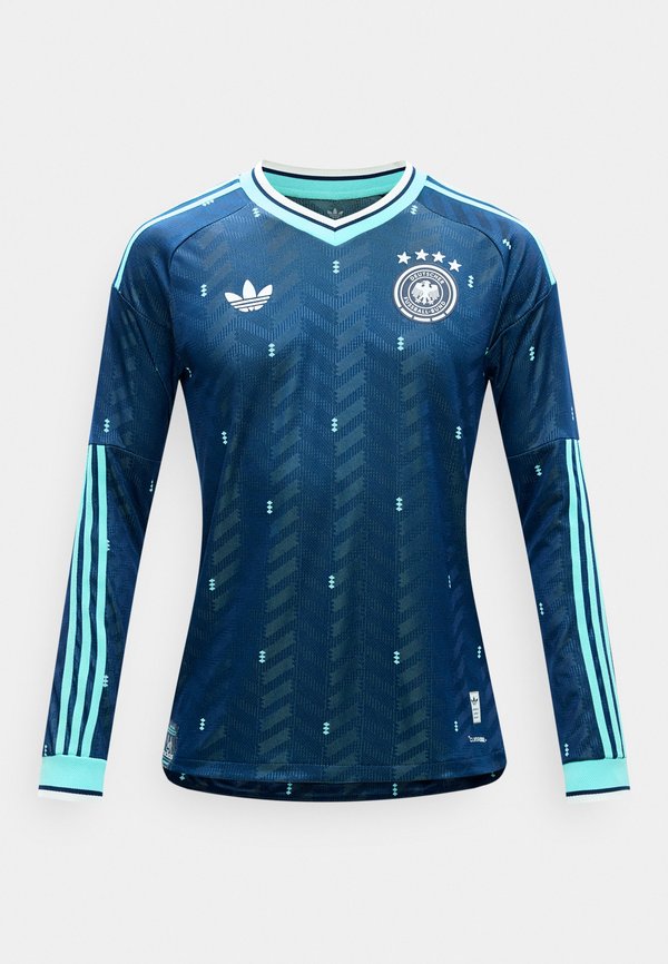 adidas Performance DEUTSCHLAND DFB 26 AWAY AUTHENTIC LONG SLEEVE - Football jersey - collegiate navy