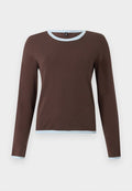 ONLY ONLCONTA DETAIL O NECK  - Jumper - brown
