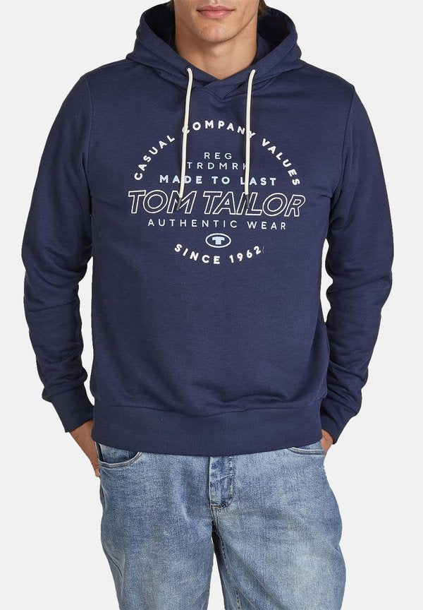 TOM TAILOR TTHOODIE - Hoodie - real navy blue