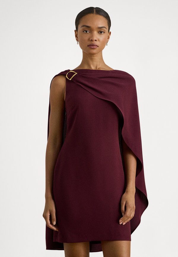 Lauren Ralph Lauren CAPE GEORGETTE COCKTAIL DRESS