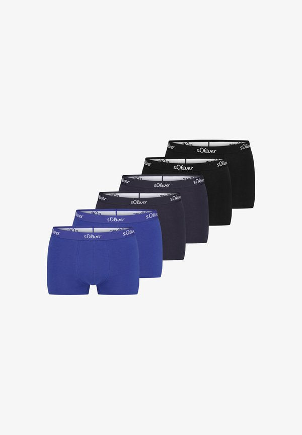 s.Oliver 6 PACK - Trunks - blau/dunkelblau/schwarz