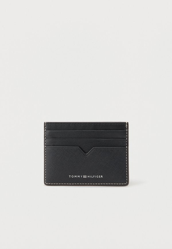 Tommy Hilfiger SAFFIANO HOLDER - Wallet - black