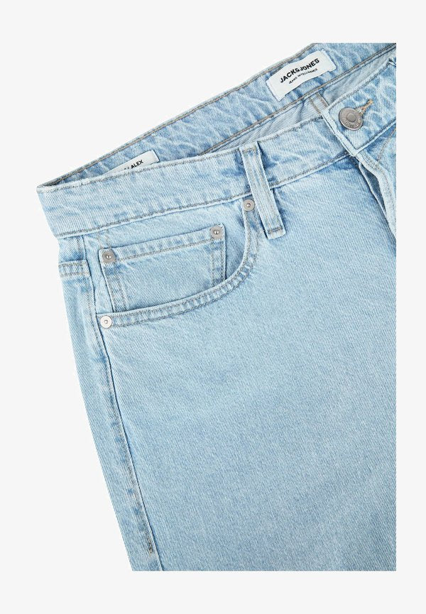 Jack & Jones ALEX COOPER - Denim shorts - blue denim