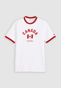 Levi's® FOOTBALL RINGER - Print T-shirt - white red