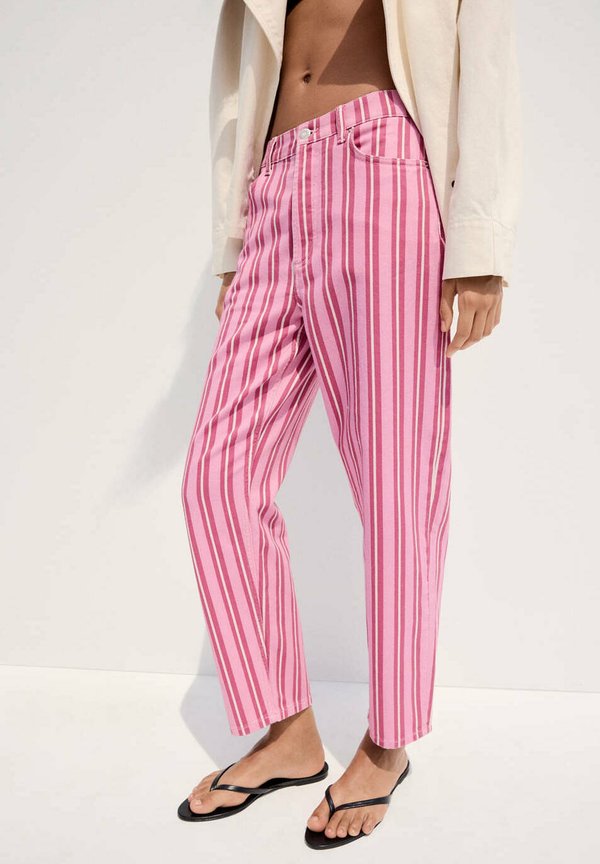 Mango ADULT - Straight leg jeans - pink