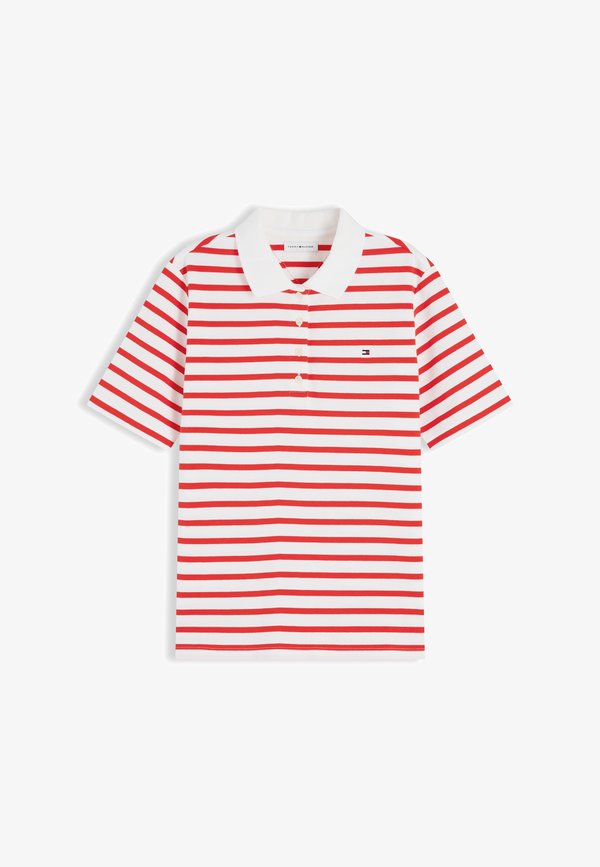 Tommy Hilfiger REGULAR FIT - Polo shirt - fire red/ecru