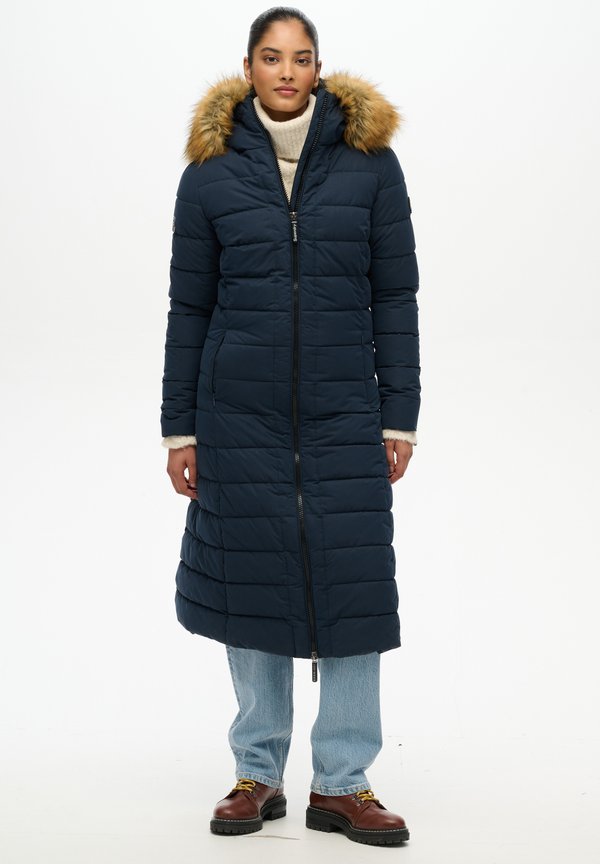 Superdry & Co SUPERDRY ARCTIC LONGLINE PUFFER COAT.. - Winter coat - navy