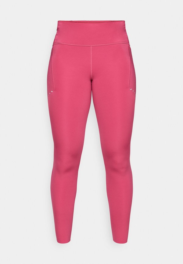 Nike Performance SWIFT - Running tights - sweet beet/reflective silver-coloured