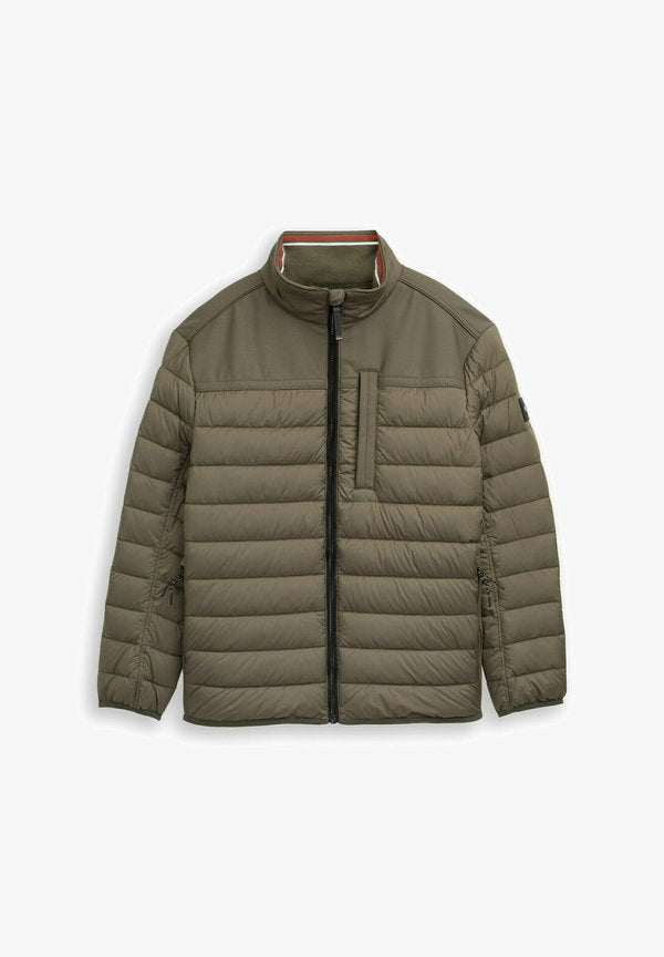 TOM TAILOR TOM TAILOR JACKEN PLUS SIZE - HYBRID STEPPWESTE MIT STEHKRAGEN - Winter jacket - faded leaf green